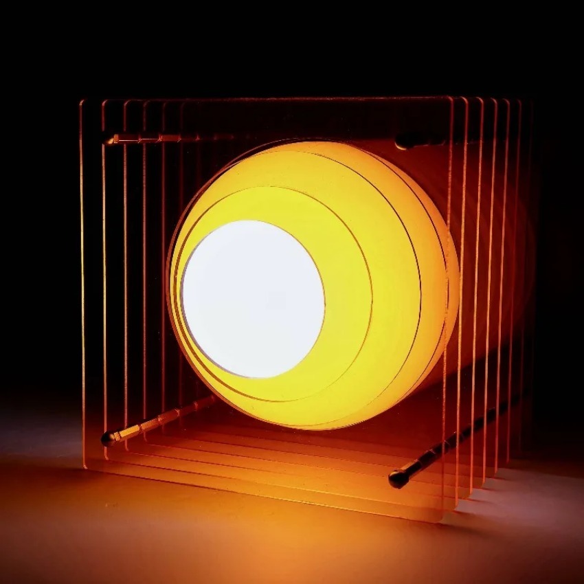 Desk Lamp Led - DIY Acrylic Thousand Layer Lamp Moon