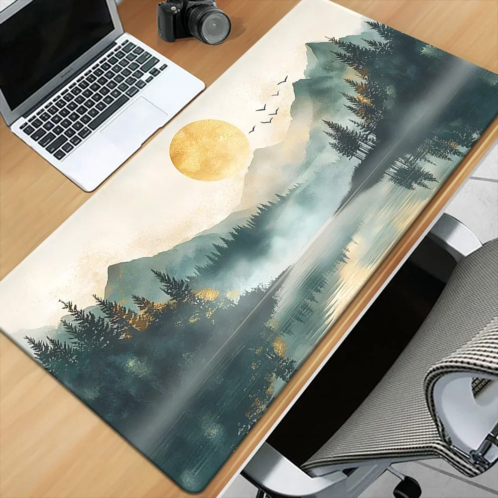 Home Office Keyboard - Custom XXL Waterproof Scenic Printed Desk