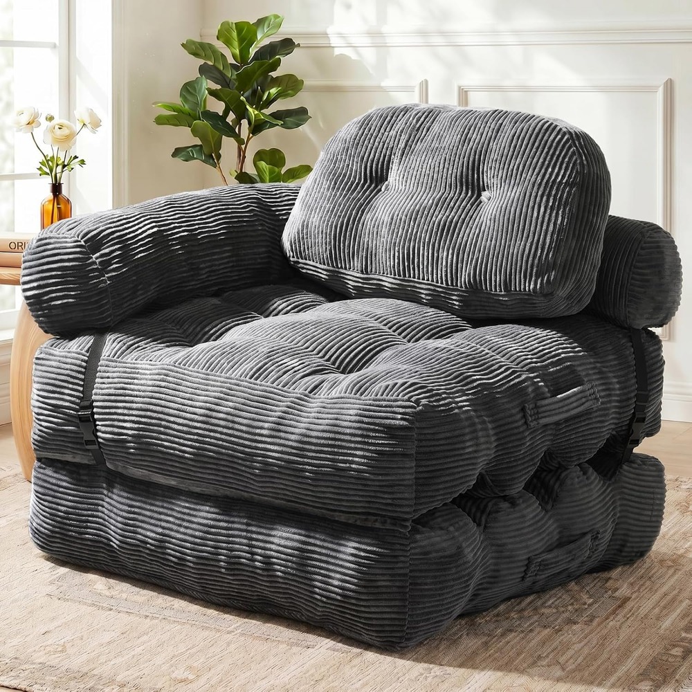 Home Office Guest Room - L-shaped Sofa Bed with Back Support