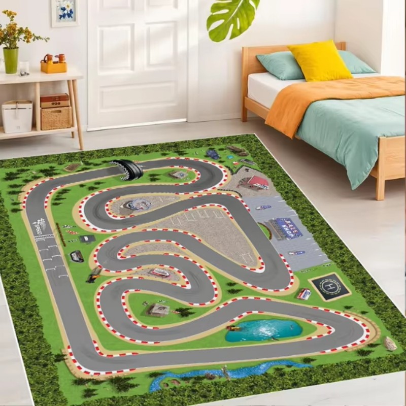 Home Office Rug - VIKAMA Custom Personalized Photo Rug Non