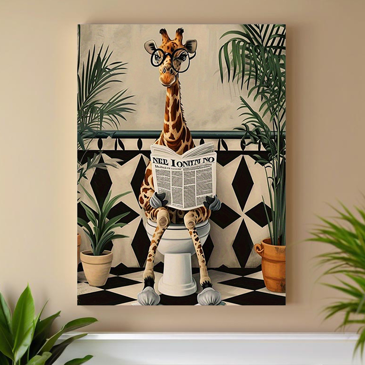 Home Office Inspiration - 2D Flat, 2D Flat, 1pc Canvas
