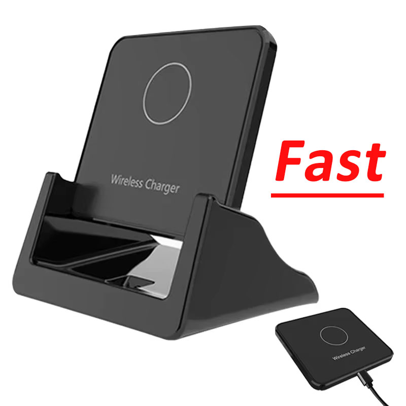 Desk Charging Station - Wireless Charger Pad Stand Desktop Ultra-thin