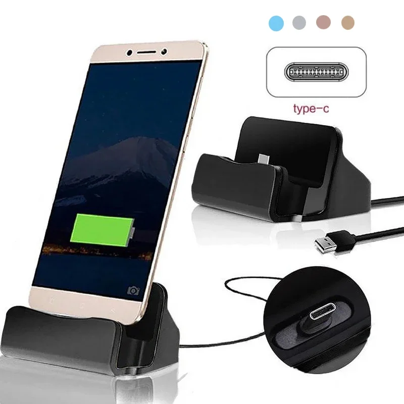 Desk Charging Station - Type C USB Dock Charger Phone