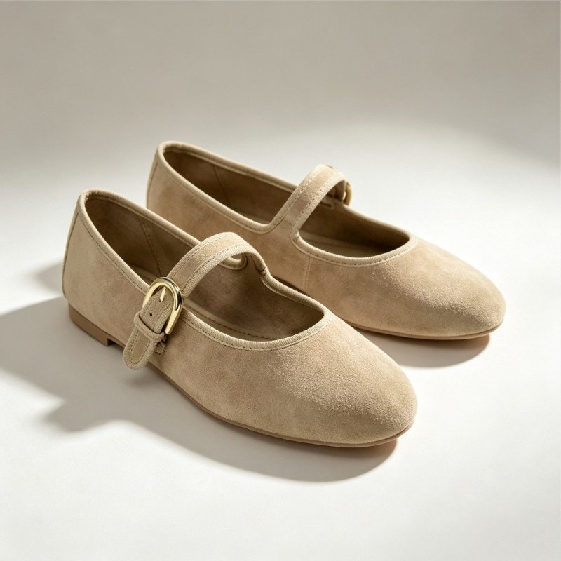 Home Office Inspiration - Mary Jane Shoes Women Vintage Suede