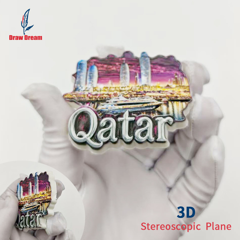 1Pc Qatar 3D Stereo Refrigerat - огляд і ціна Home Office Qatar Travel
