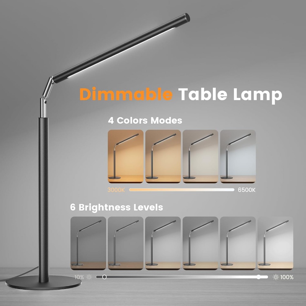 16 Inch Adjustable Metal LED D - огляд і ціна Desk Lamp Led