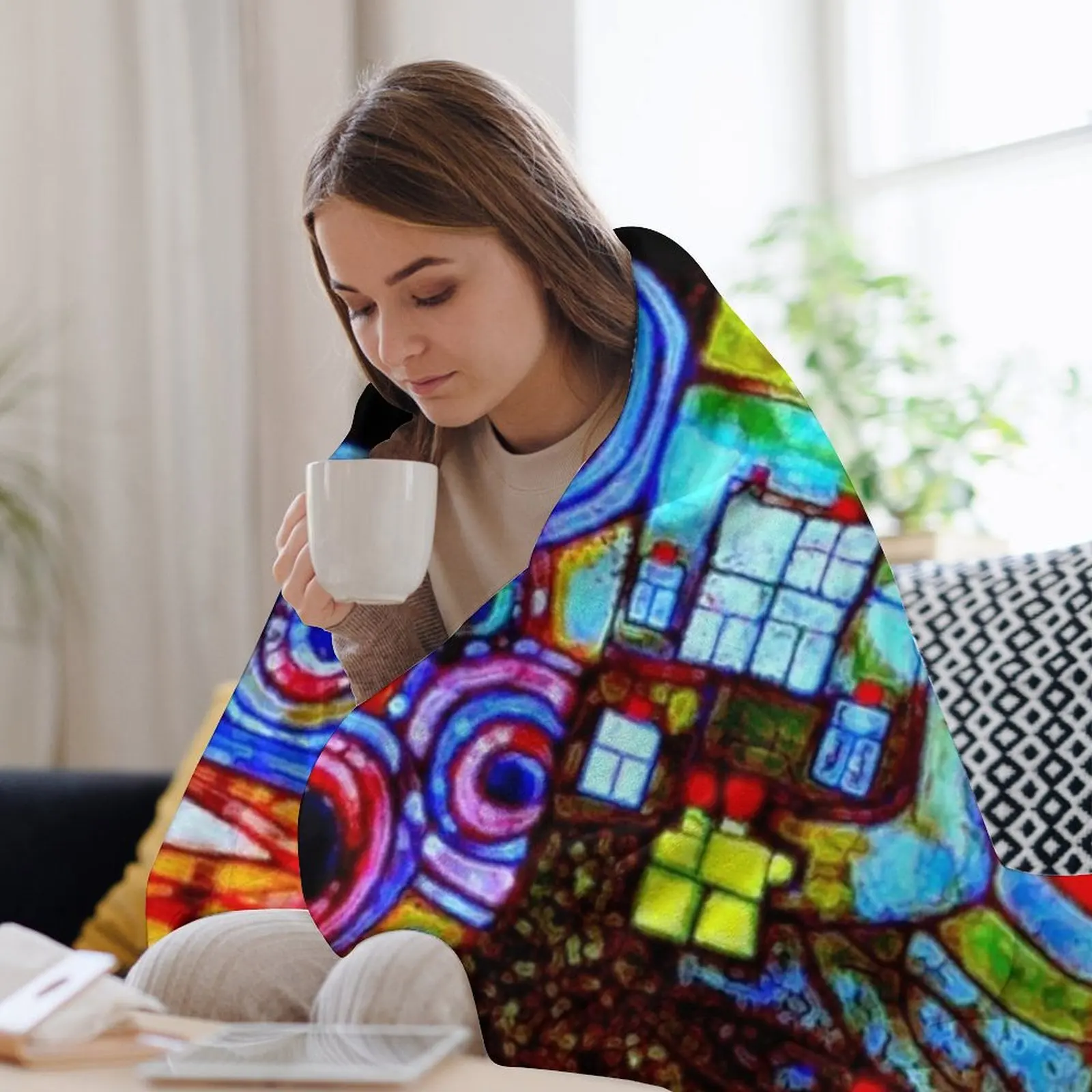 Qatar 813 neon Throw Blanket W - огляд і ціна Home Office Qatar Travel