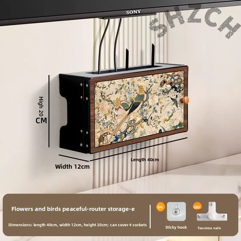 No-Drill Wall-Mount Router Org - огляд і ціна Home Office In Living Room