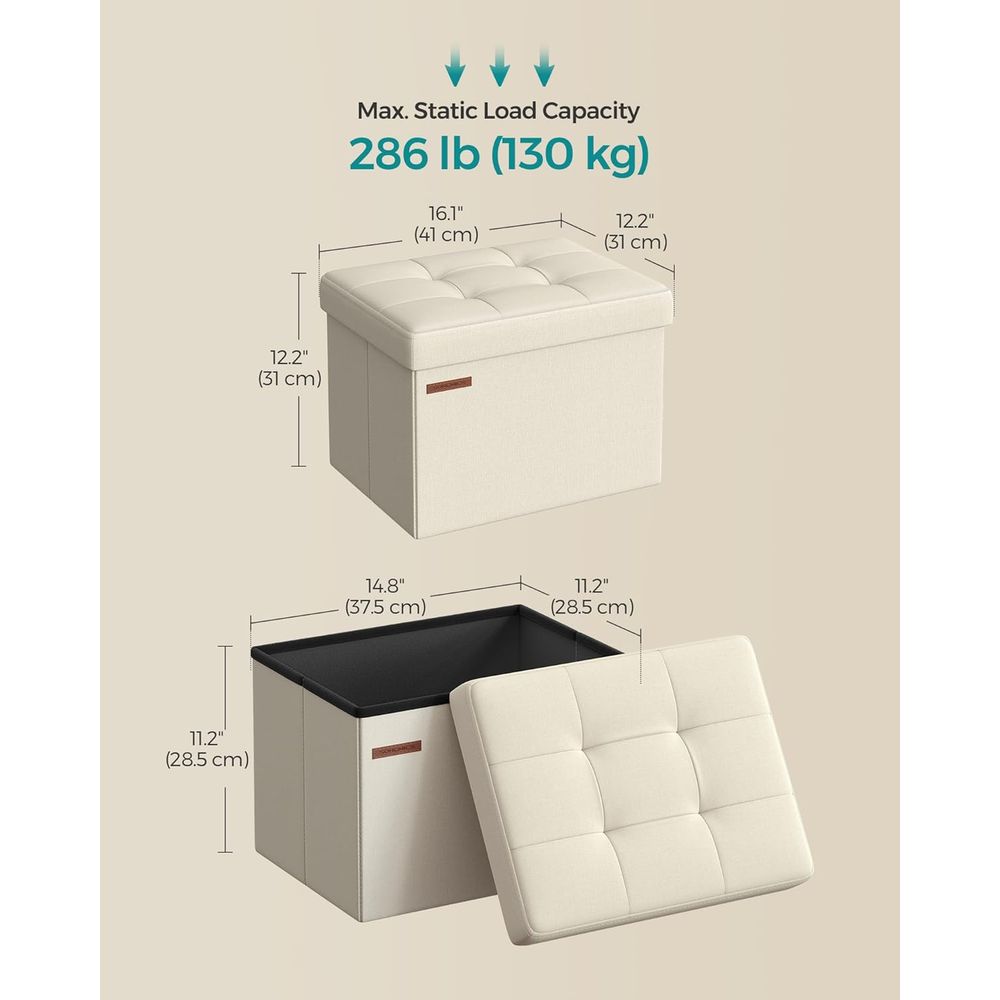 Compact Storage Ottoman, Footr - огляд і ціна Home Office In Living Room