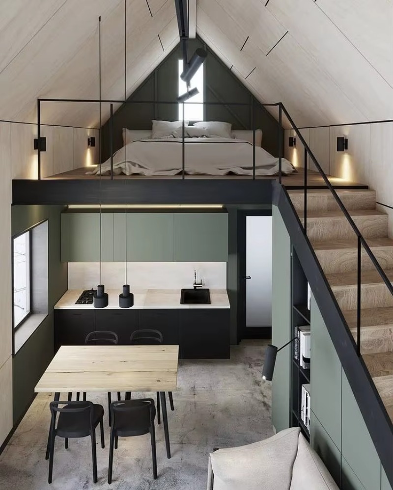 Customized Triangular Prefab H - огляд і ціна Home Office Guest Room