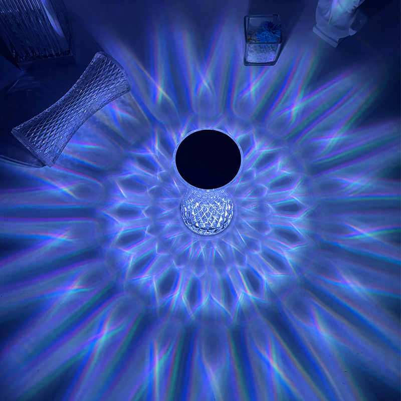Crystal Bedside Table Lamps Xm - огляд і ціна Desk Lamp Led