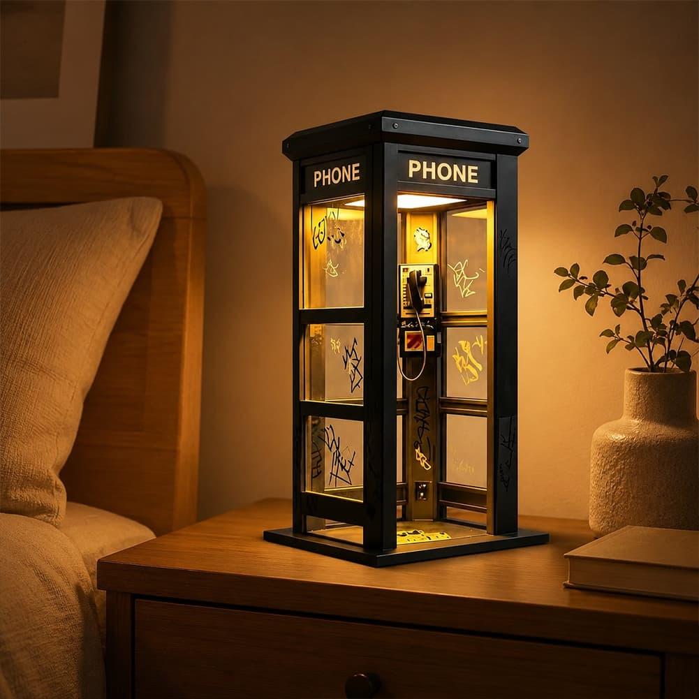 Retro Graffiti Phone Booth Tab - огляд і ціна Desk Lamp Led