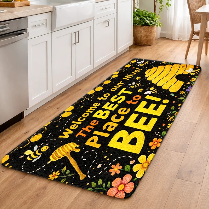 1pc, 2pcs, 3pcs Honey Bee Hive - огляд і ціна Home Office Rug