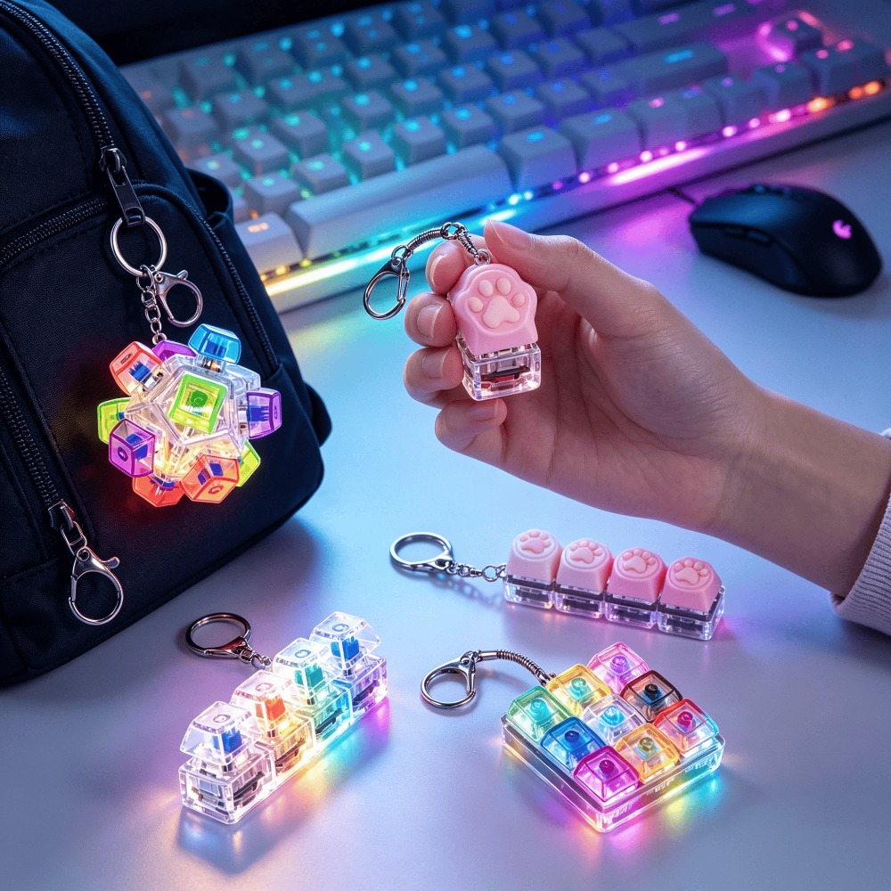 LED Light-Up Keychain Keyboard - огляд і ціна Home Office Keyboard
