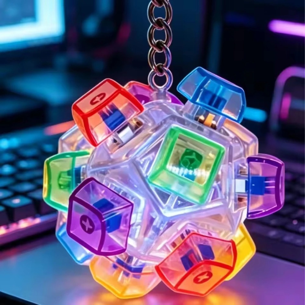 LED Light-Up Keychain Keyboard - огляд і ціна Home Office Keyboard
