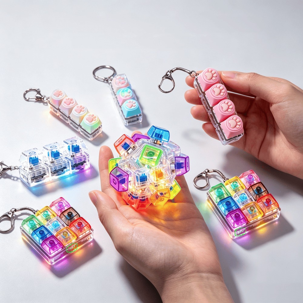 LED Light-Up Keychain Keyboard - огляд і ціна Home Office Keyboard
