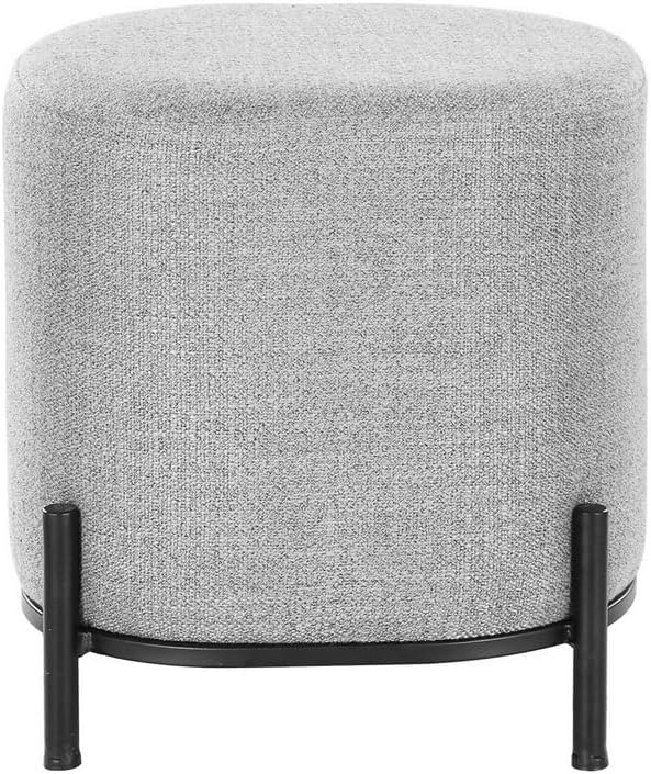 **/Ottoman, Round Footstool Lo - огляд і ціна Home Office In Living Room
