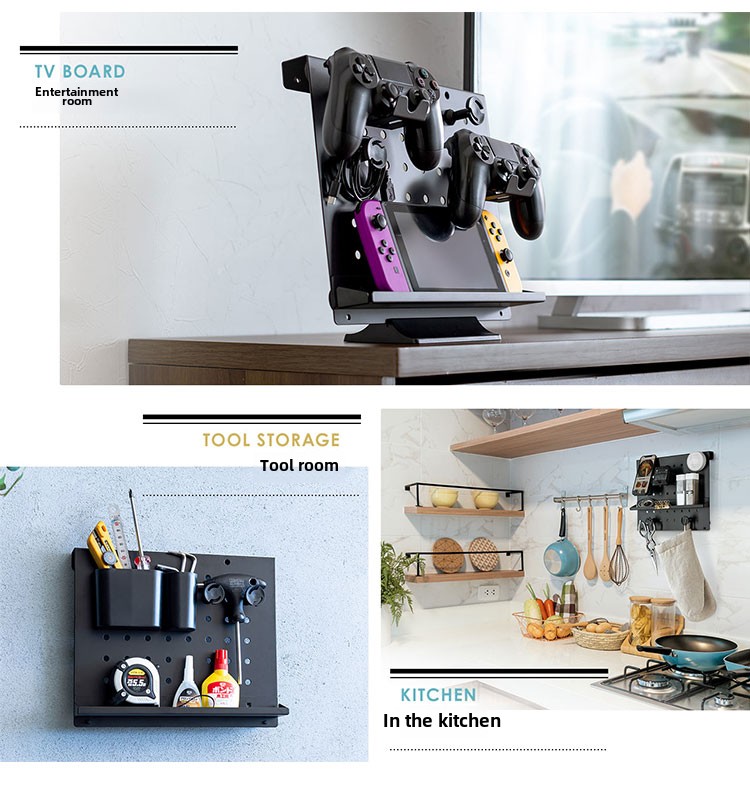 Wall Organizer No-Drill Adjust - огляд і ціна Home Office In Living Room