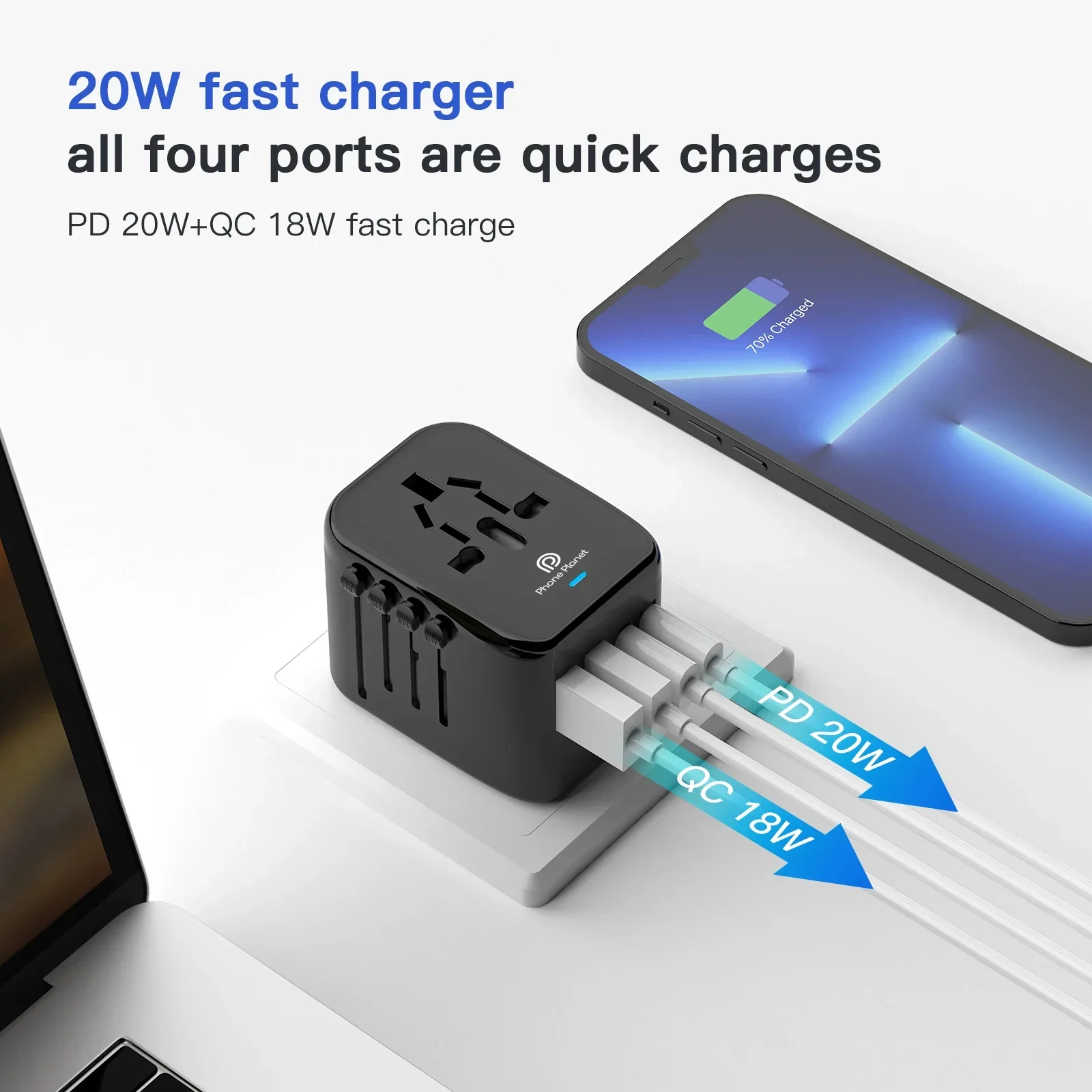 45W Smart Overload Protection  - огляд і ціна Home Office Vivo