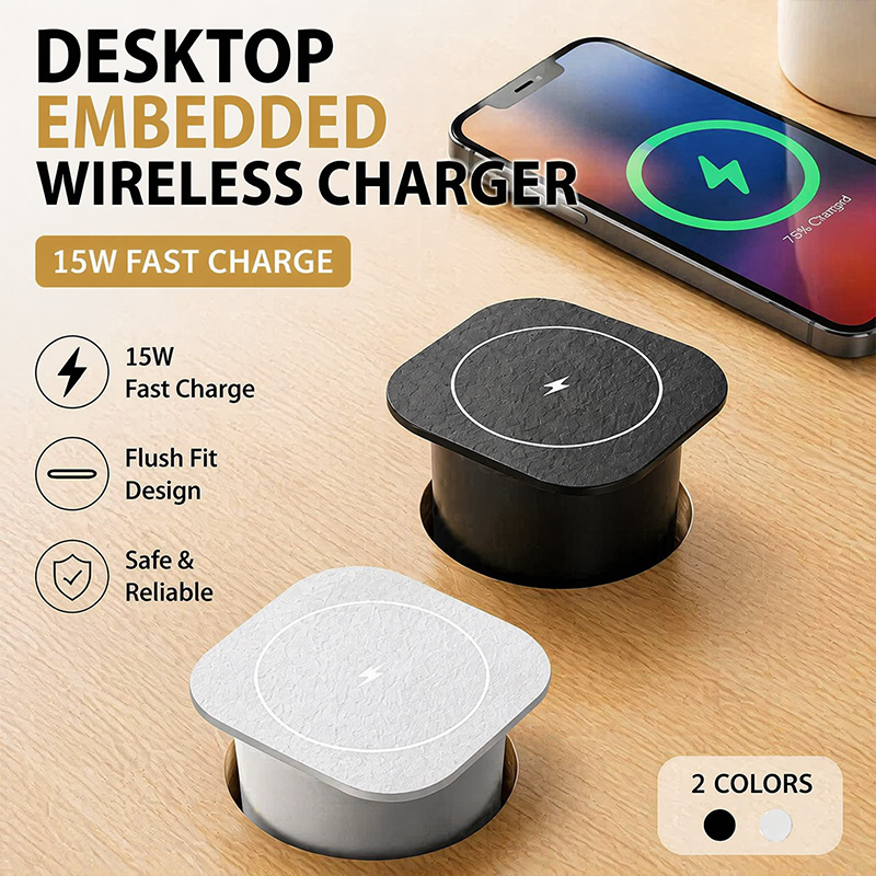 Embedded Desk Wireless Charger - огляд і ціна Desk Charging Station