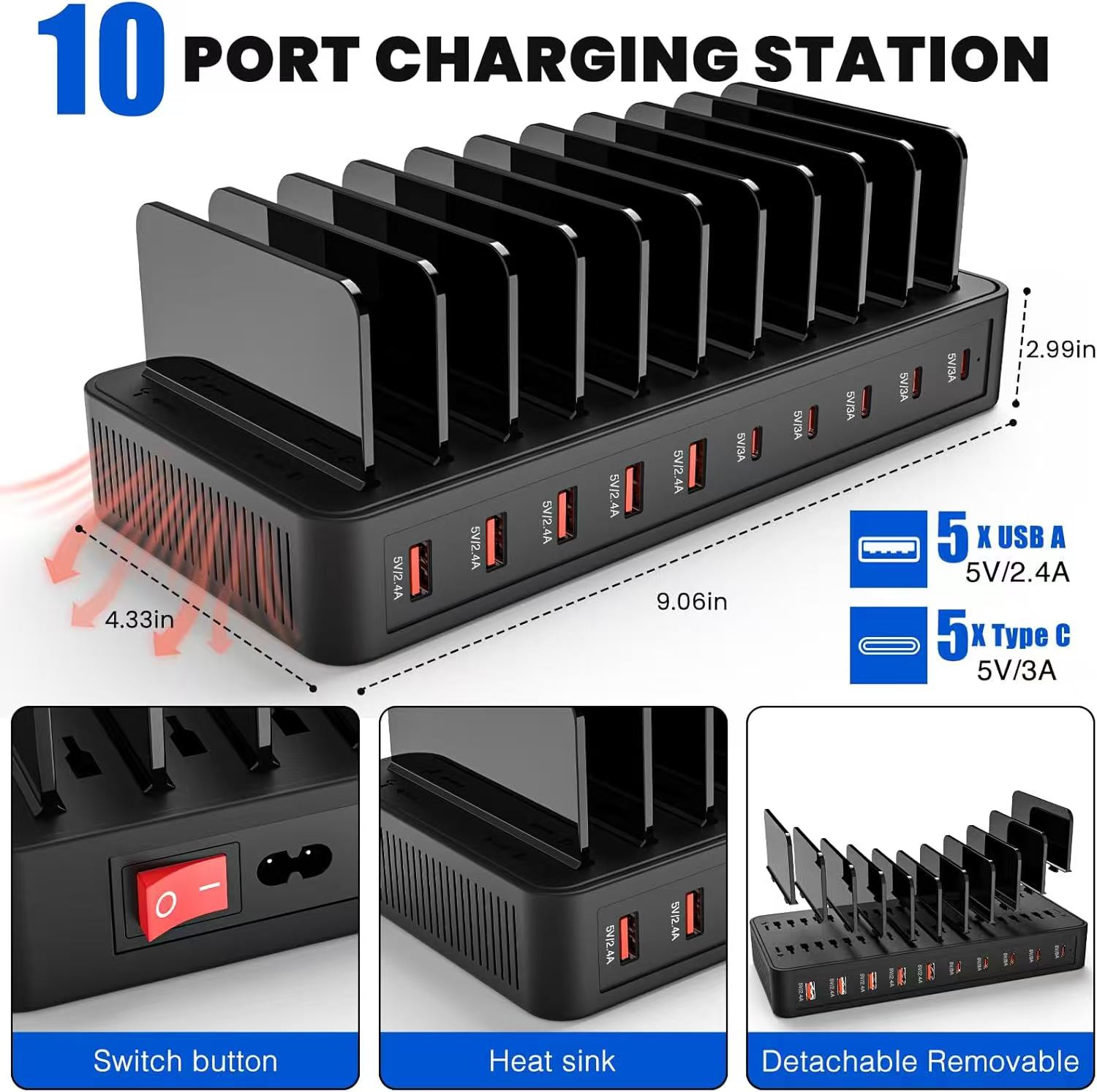 100W Multi-Functional Charger  - огляд і ціна Home Office Vivo