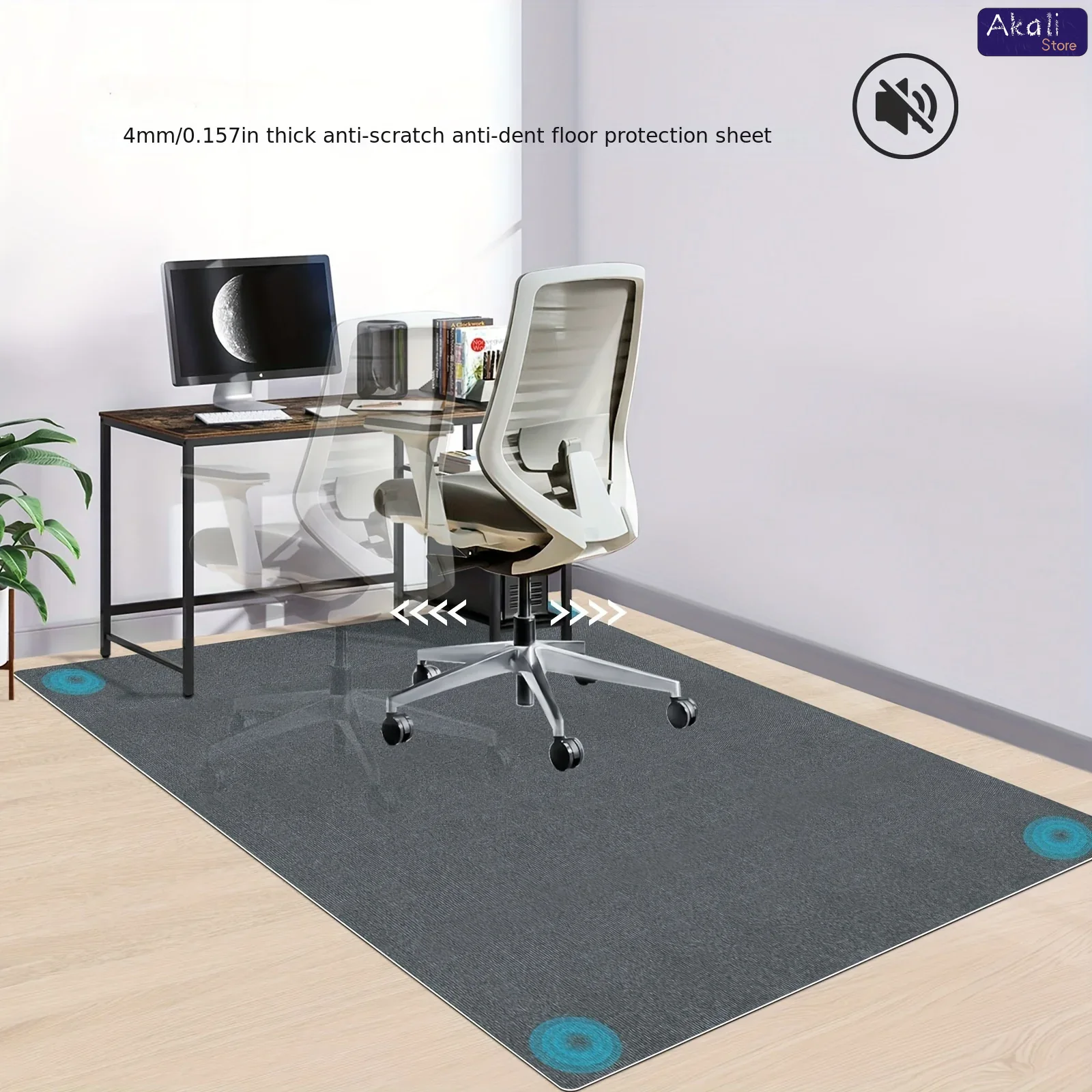 Large Size Office Chair Mat An - огляд і ціна Home Office Rug
