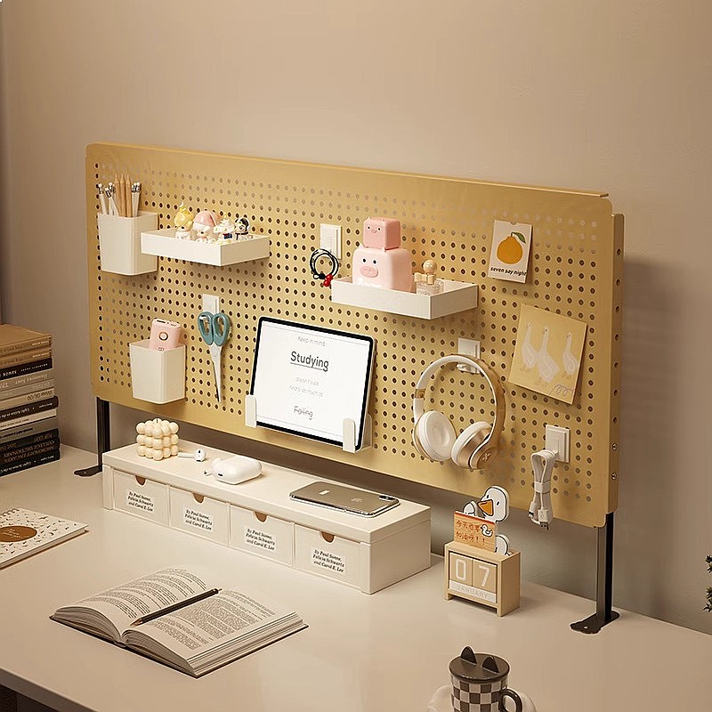 Vertical Pegboard Desk Organiz - огляд і ціна Home Office In Living Room