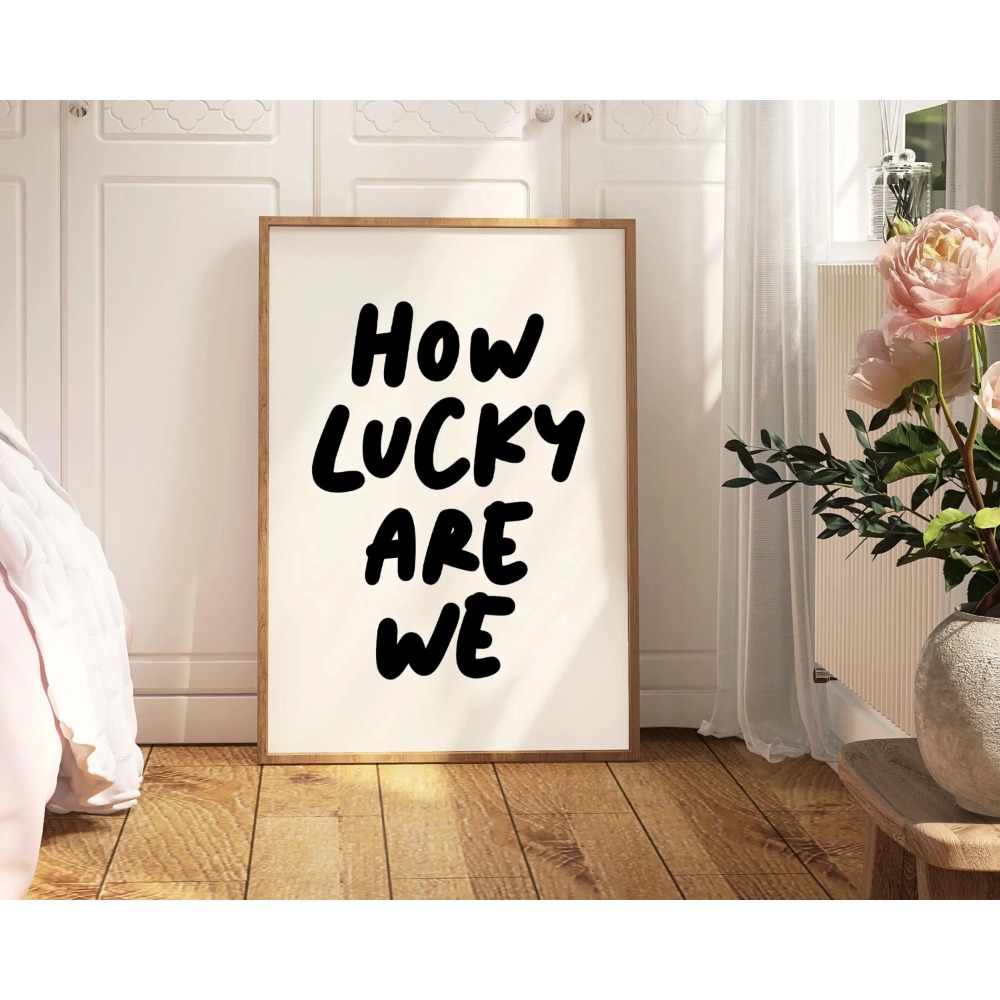 How Lucky Are We Pink Red Stri - огляд і ціна Home Office Inspiration