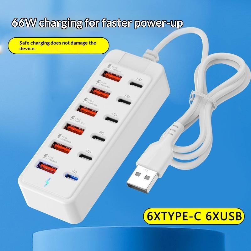 12 In 1 Power Strip Multi Port - огляд і ціна Desk Charging Station