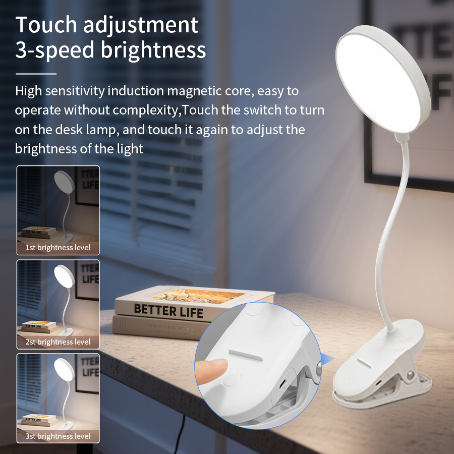 LED Clip Desk Lamp 360° Flexib - огляд і ціна Desk Lamp Led