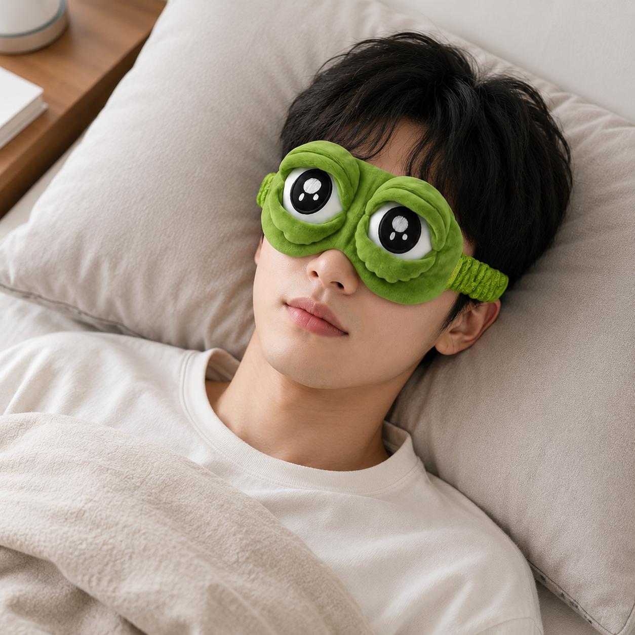 Sleep Eye Mask 3D Cute Frog Fu - огляд і ціна Home Office Inspiration