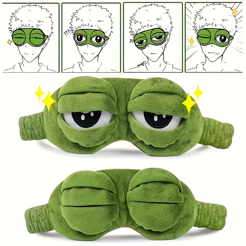 Sleep Eye Mask 3D Cute Frog Fu - огляд і ціна Home Office Inspiration