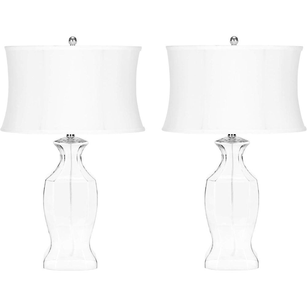 Clear Glass 28-inch Table Lamp - огляд і ціна Desk Lamp Led