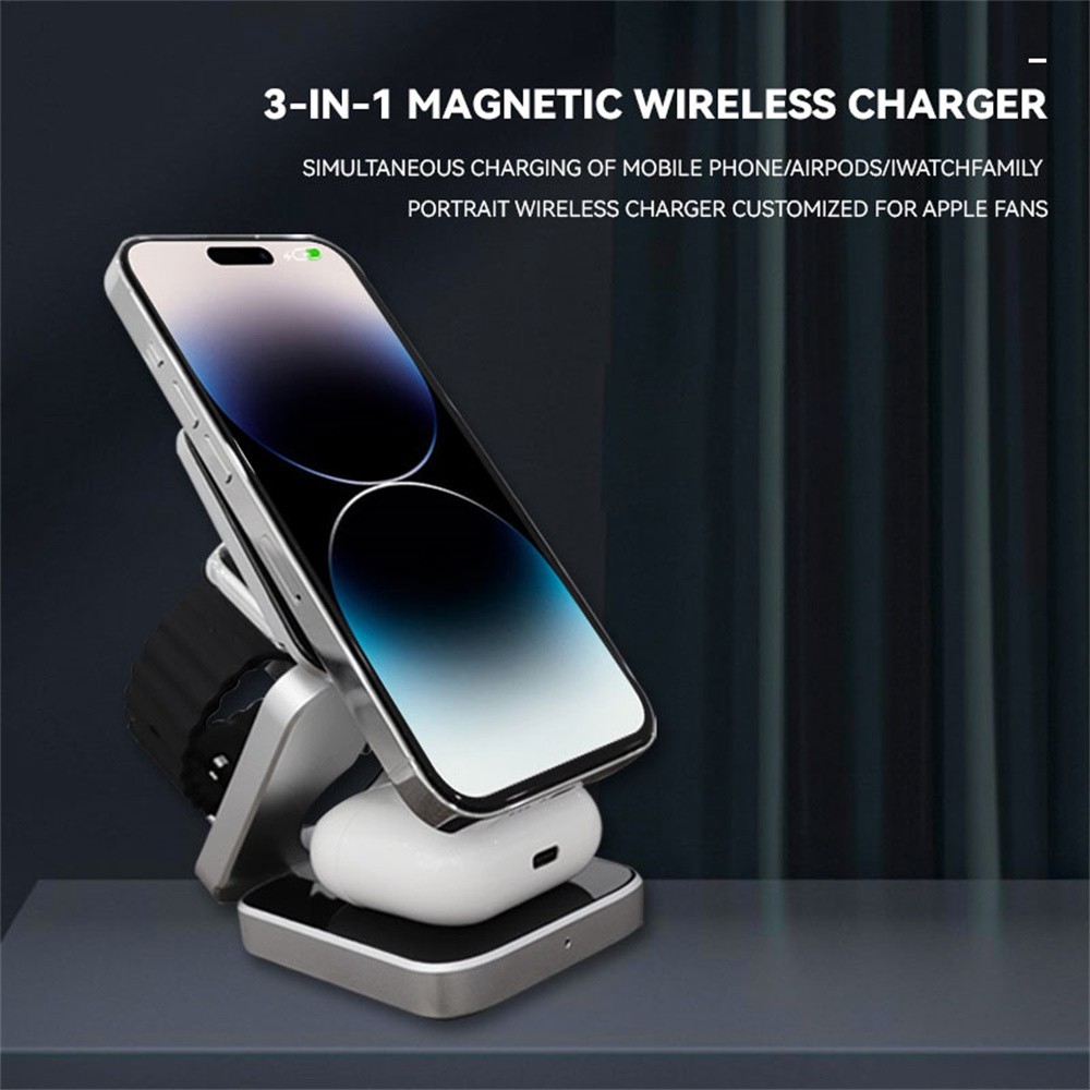 Foldable Magnetic Wireless Cha - огляд і ціна Desk Charging Station
