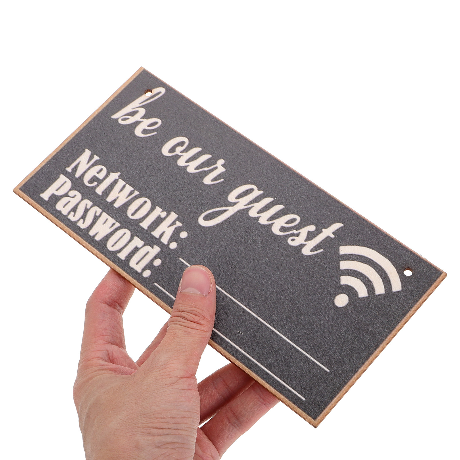 2Pcs Wooden WiFi Password Sign - огляд і ціна Home Office Guest Room