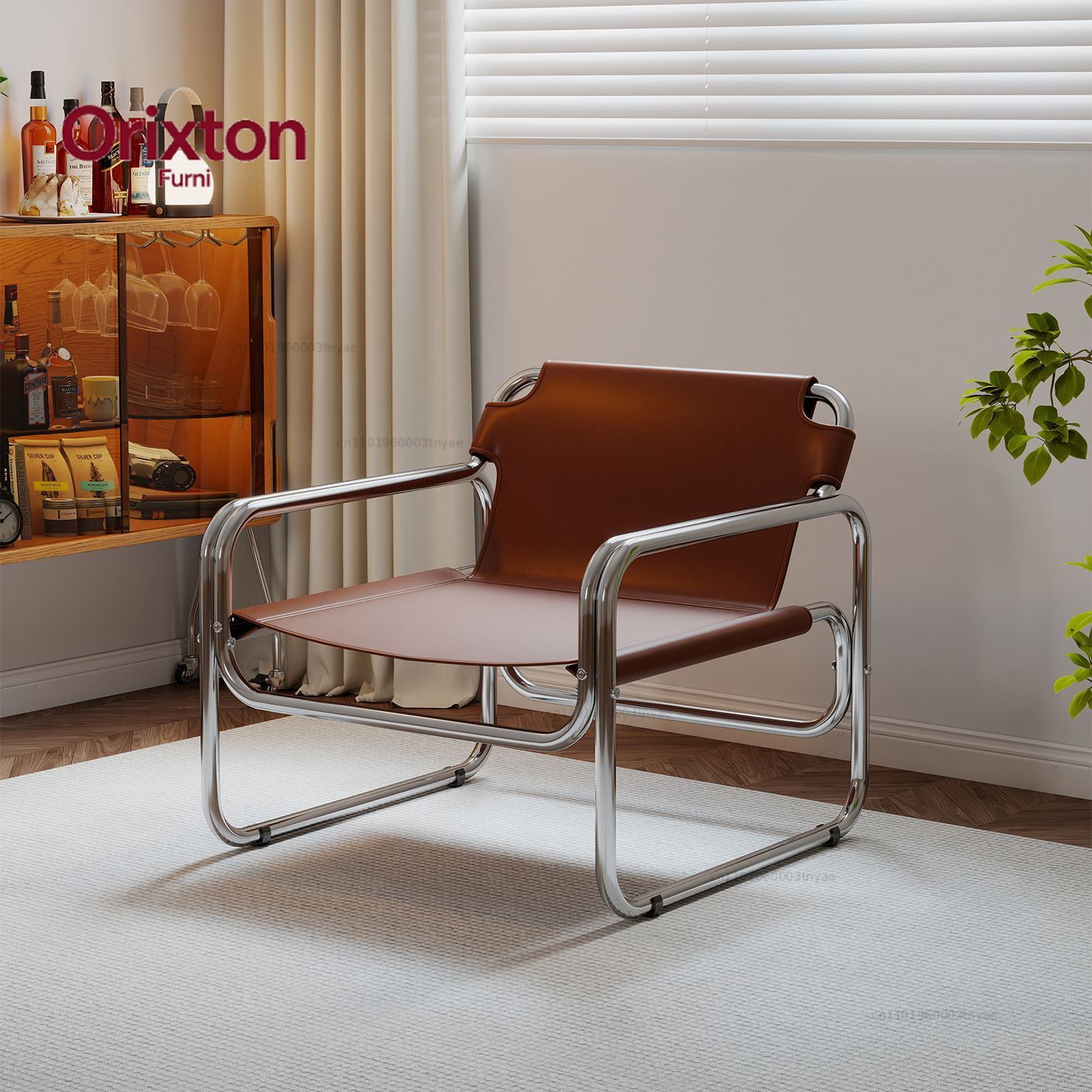 Modern Leather Accent Armchair - огляд і ціна Home Office Guest Room