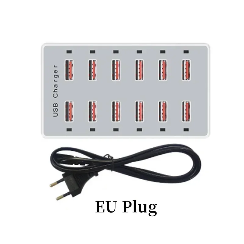 USB Charging Station 60W 12-Po - огляд і ціна Desk Charging Station