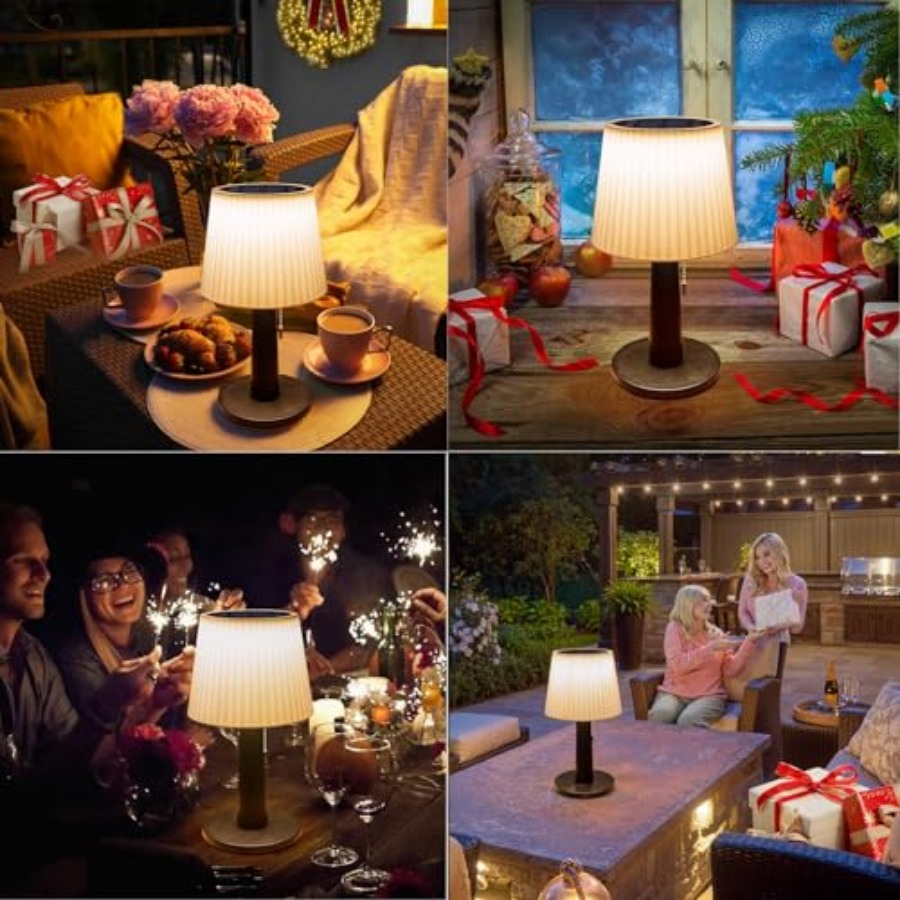 Solar Table Lamps Outdoor Indo - огляд і ціна Desk Lamp Led